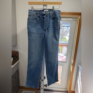Re/Done Light Blue High-Rise Jeans